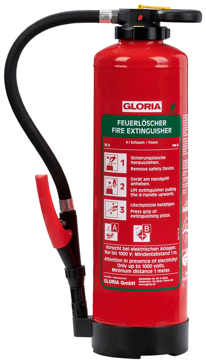 GLORIA SKA6 – fluorfreier Schaum-Feuerlöscher